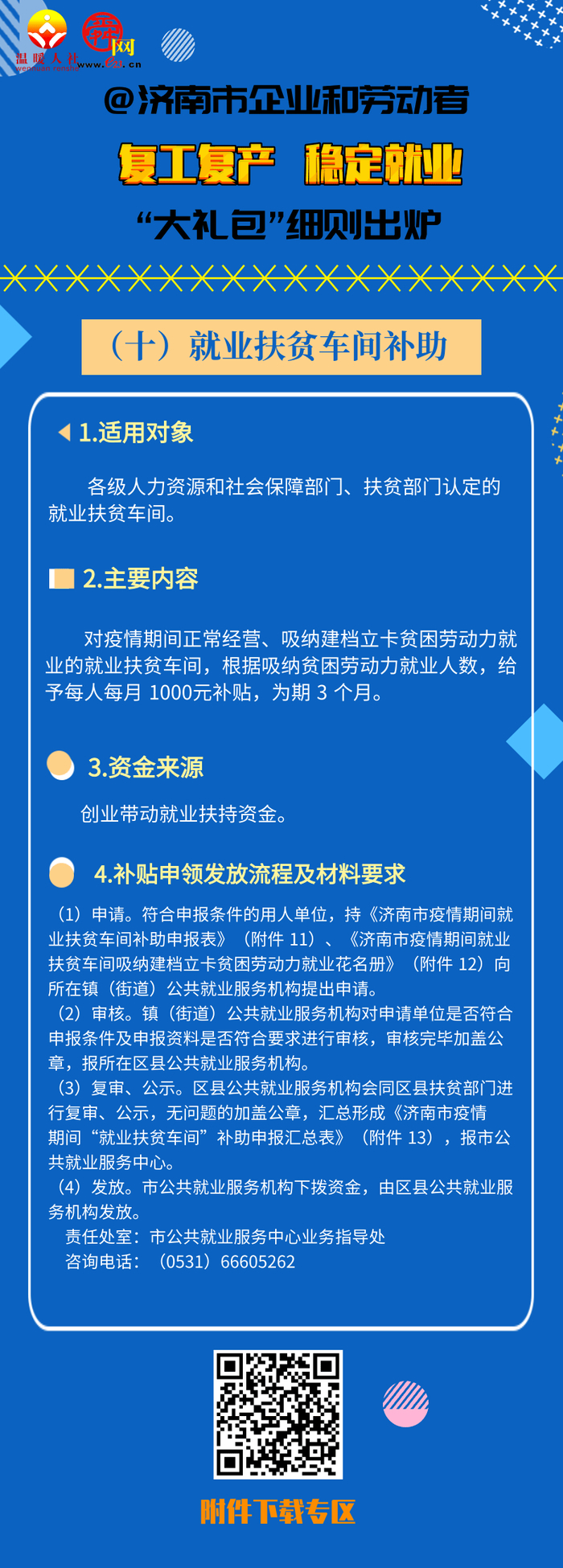 干货!济南稳就业政策实施细则来了!各项补贴如何申领点这里