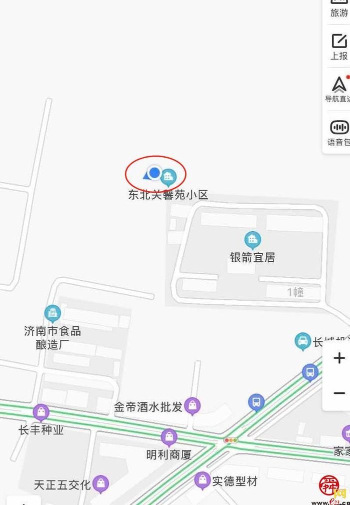【啄木鸟在行动】长清区东北关馨苑小区附近渣土裸露 易产生扬尘