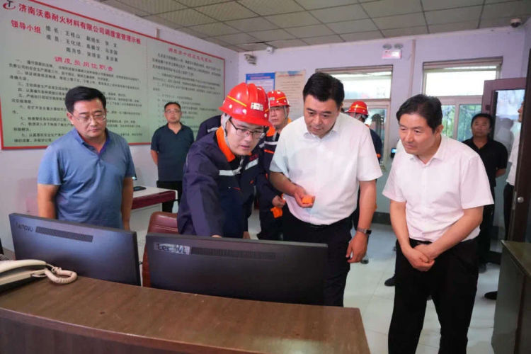 章丘区委书记马志勇、区长边祥为带队督导检查地下矿山安全生产工作