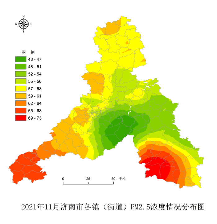 济南公布11月镇街环境空气质量排名，有区县获奖70万元