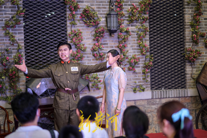 老商埠上演实景戏剧 充满艺术民国范儿