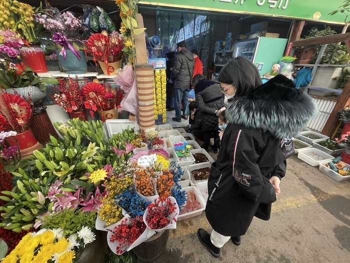 兔年春节至 鲜花送祝福 济南花卉市场迎来销售高峰