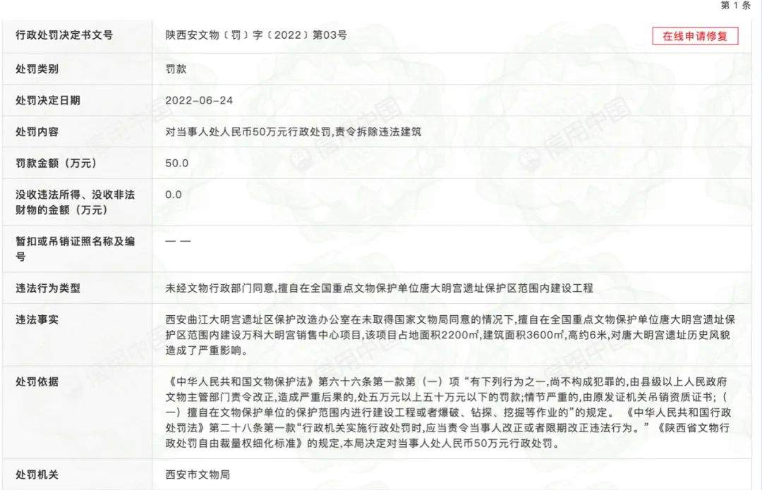 西安大明宫国家遗址公园存多处违建,行政处罚为何难以执行?