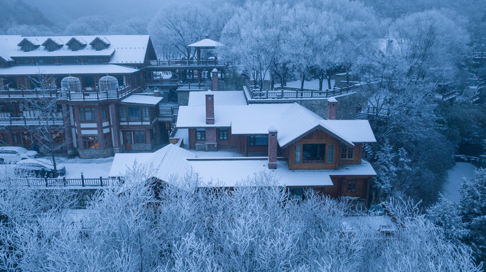 意境拉满！雪后九如山现绝美雾凇，宛如仙境