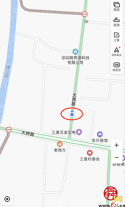 【啄木鸟在行动】章丘区太西路和大桥路交汇处附近建筑垃圾裸露