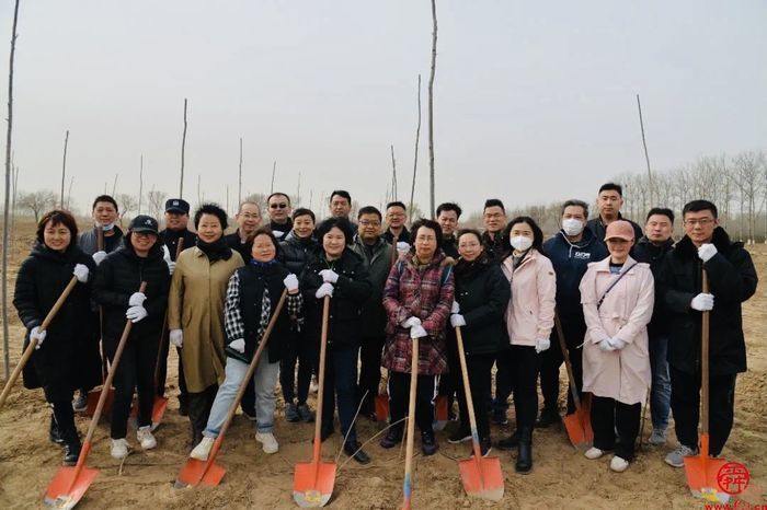 天桥区政协组织开展“政协林”植树活动