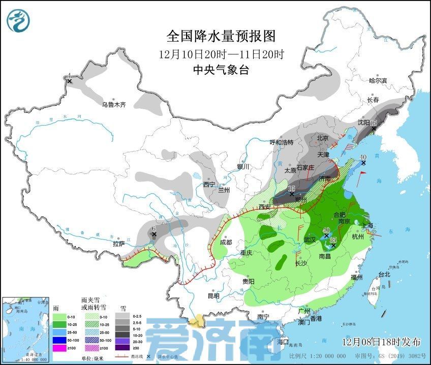 今天下午起强冷空气开始发力 大到暴雪即将抵达济南