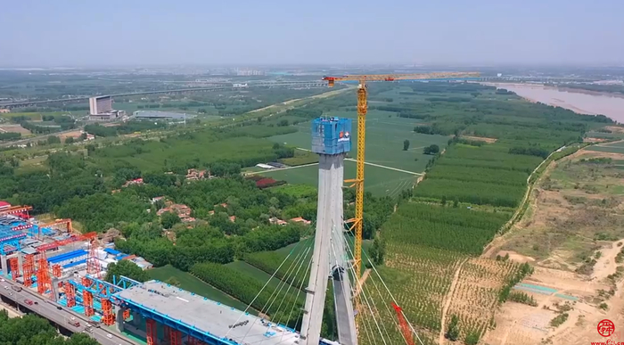 黄河大桥下部结构施工完成 