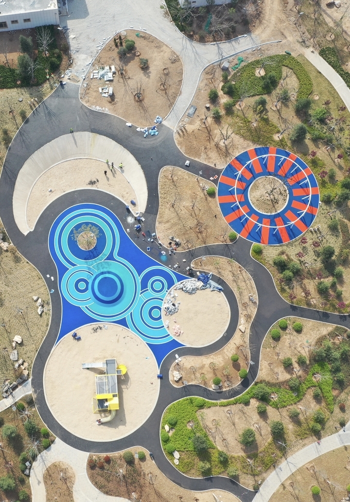 济南这个“城市绿岛” 工程收尾，打造山水相依生态空间