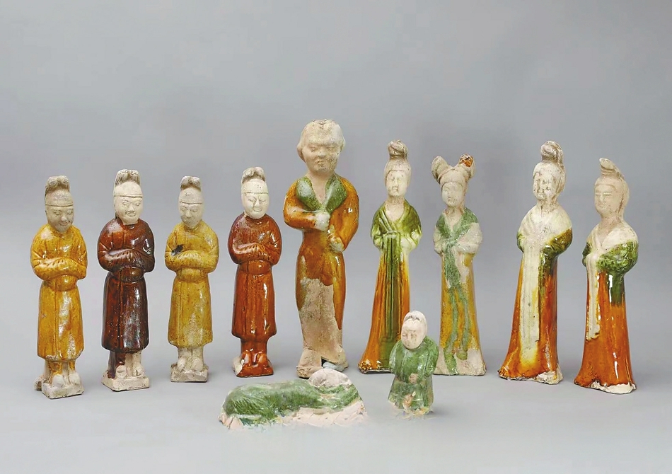 朱满墓出土50多件唐三彩