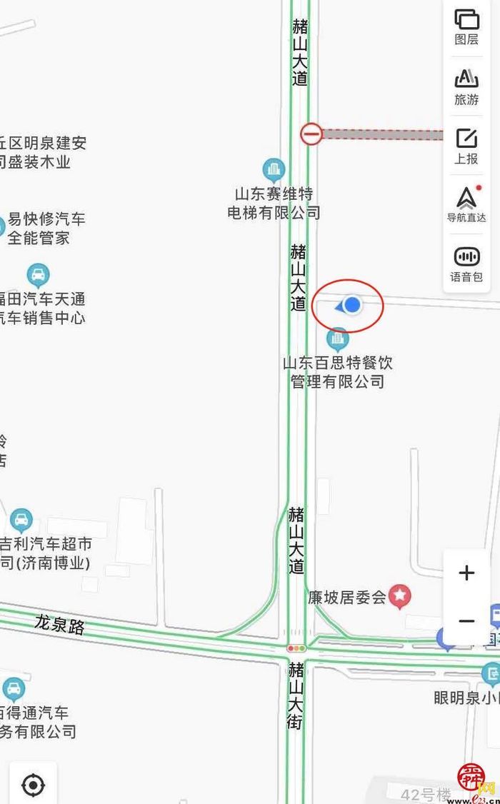 【啄木鸟在行动】山东百思特餐饮管理有限公司附近渣土和建筑垃圾未覆盖