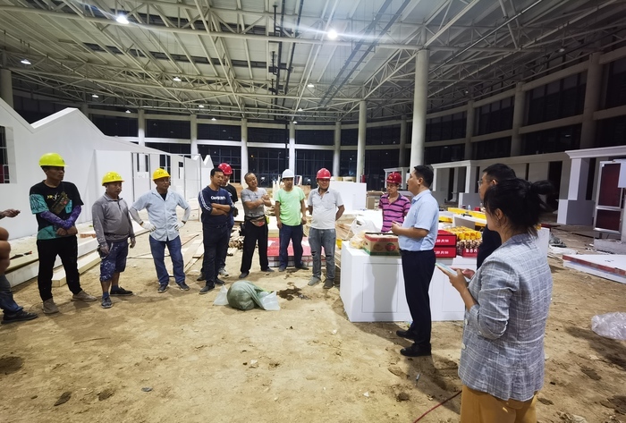 岗位上过中秋，他们坚守在花博会筹备第一线