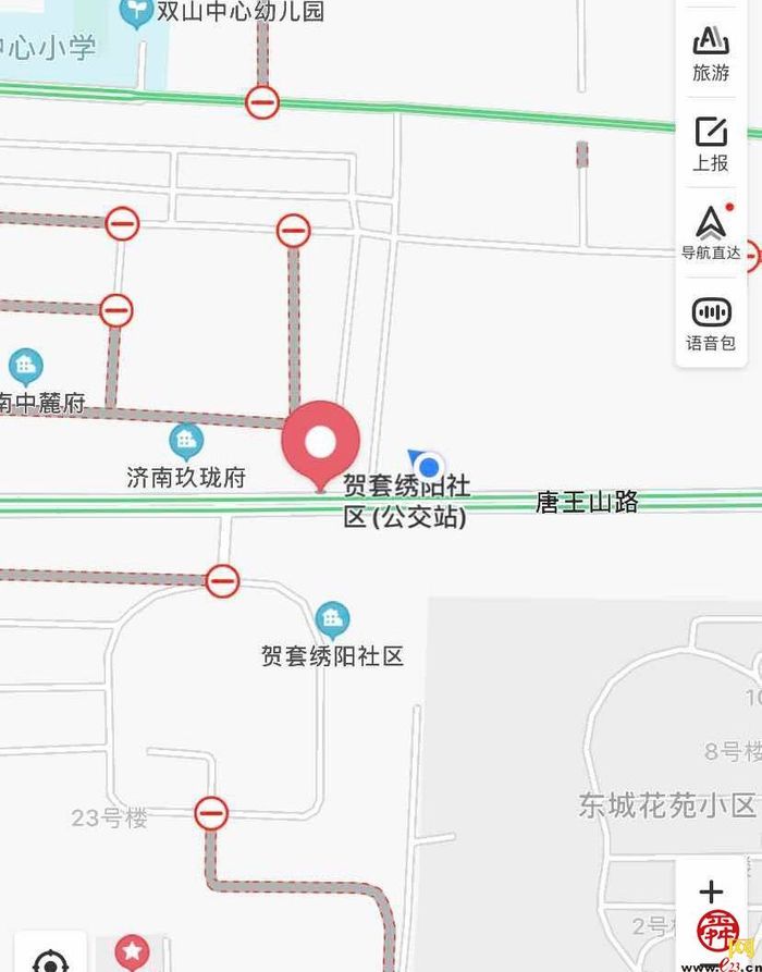 【啄木鸟行动】章丘区贺套绣阳社区公交站附近渣土未覆盖