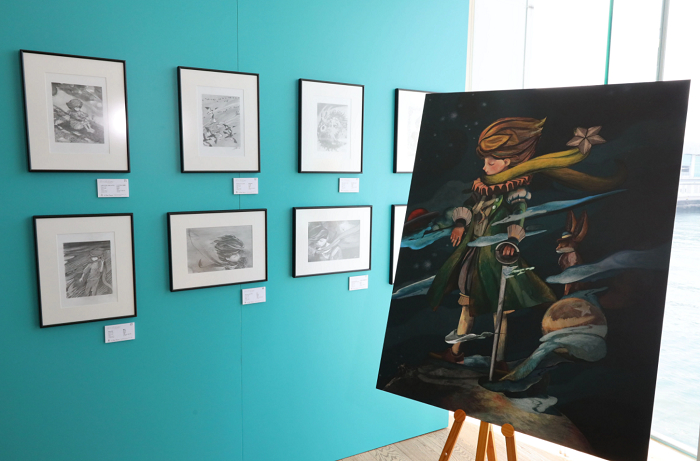 重释经典，小王子官方授权华人插画师作品热卖香江
