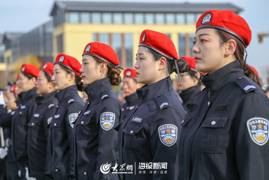 这就是山东丨全警实战大练兵 日照1200名民警展飒爽英姿