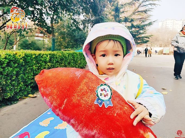 “地瓜跑”出圈！奔跑中感受百花公园冬日魅力