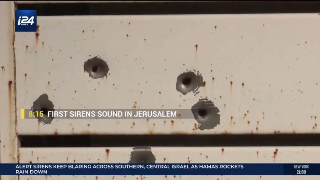 大事看总台！总台记者直击巴以冲突现场