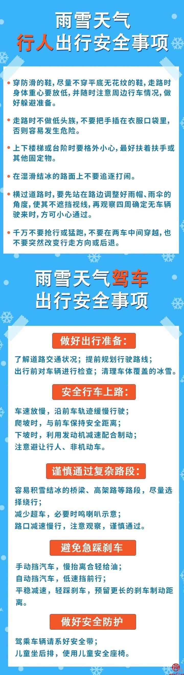寒潮预警！济南交警济南交警提醒您出行注意安全