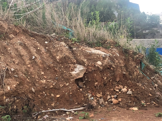 【啄木鸟在行动】凤鸣路“将山”公交站西侧有渣土裸露