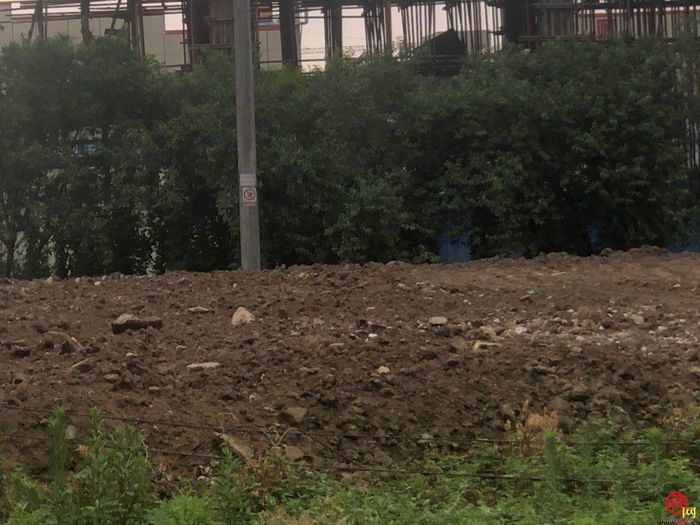 【啄木鸟行动】天桥区城通集团附近大片渣土未遮盖防尘网