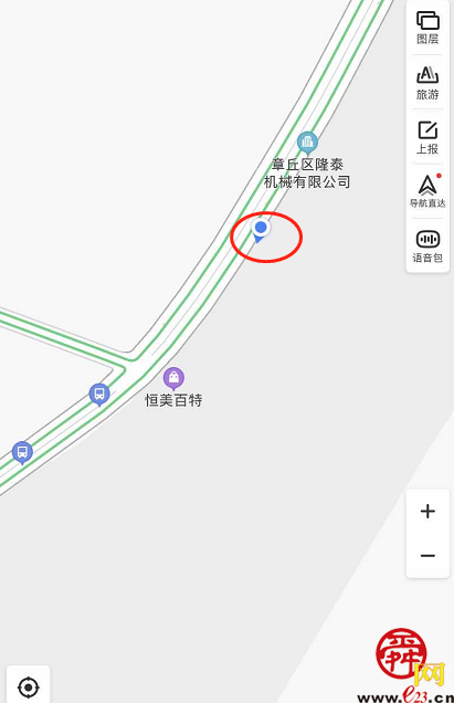 【啄木鸟在行动】章丘区恒美百特附近渣土未完全覆盖