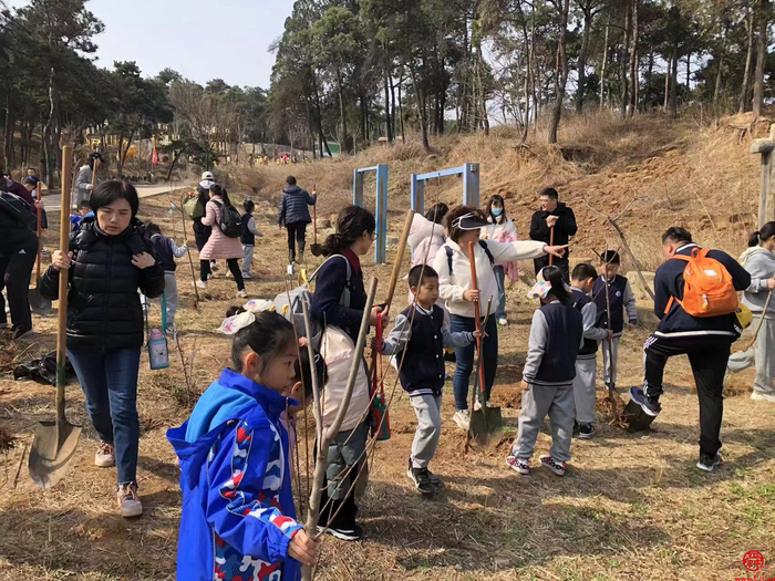 种植希望  收获成长——山师附小2022级9班雏鹰小队植树活动纪实