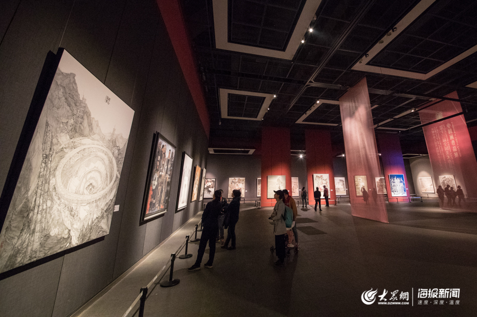 山东美术馆国展迎美术爱好者持续“打卡”