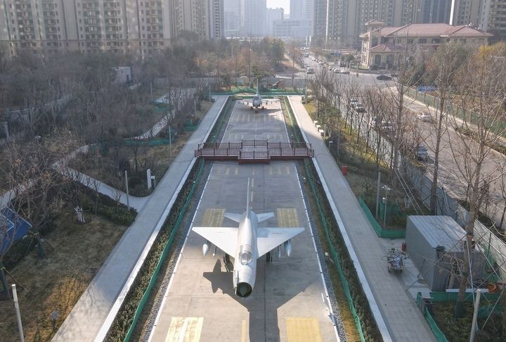 济南首家“机场文化”主题公园主体完工