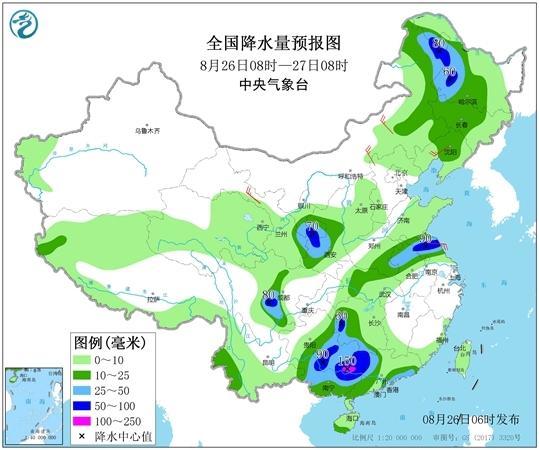 台风冷空气制造强降雨 江南华南暑热渐消