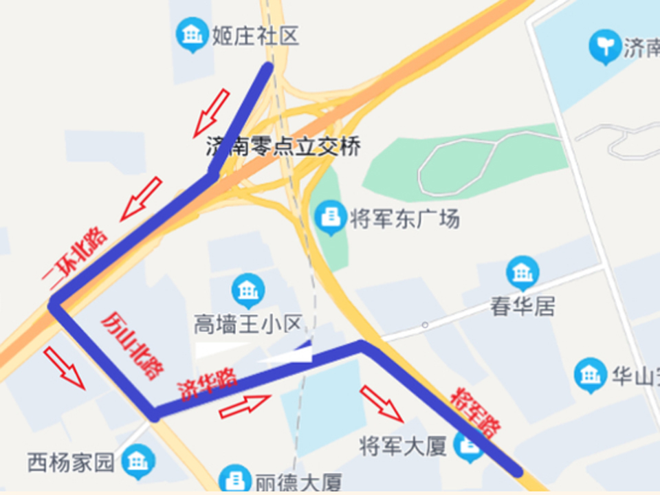 二环东高架桥北段部分拆除，23日晚这样绕行