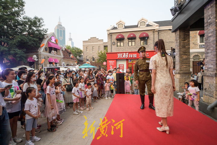 老商埠上演实景戏剧 充满艺术民国范儿