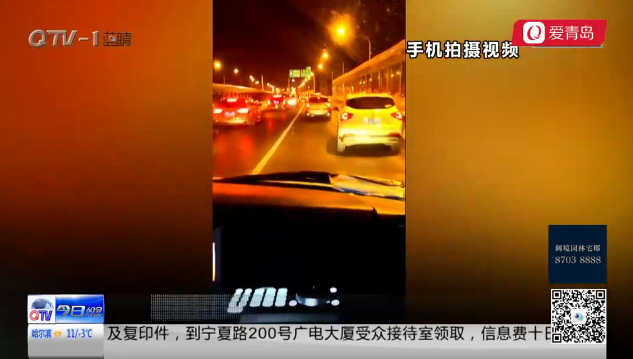 青岛避让救护车蔚然成风 让出生命通道一幕太温暖