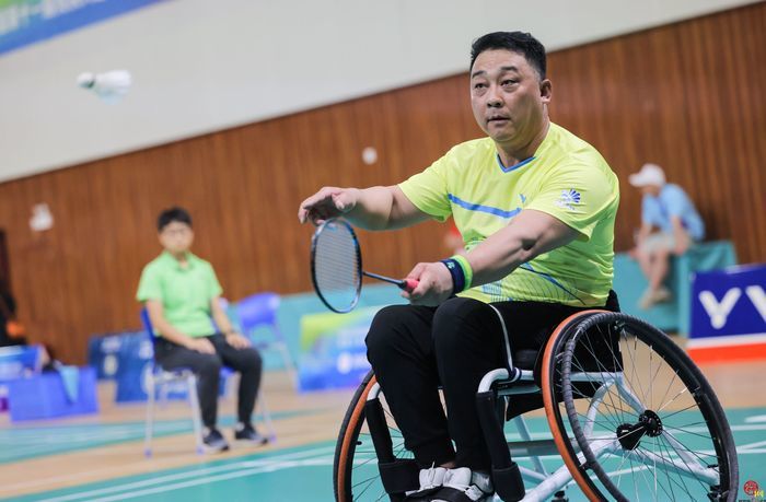 济南健儿在全国残运会羽毛球（大众组）比赛中获1金1铜