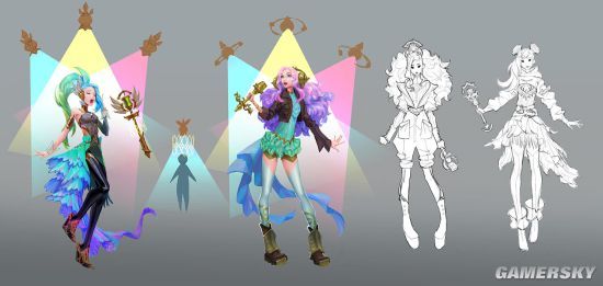 《英雄联盟》新英雄萨勒芬妮独有音乐系统演示 星籁歌姬闪耀全场