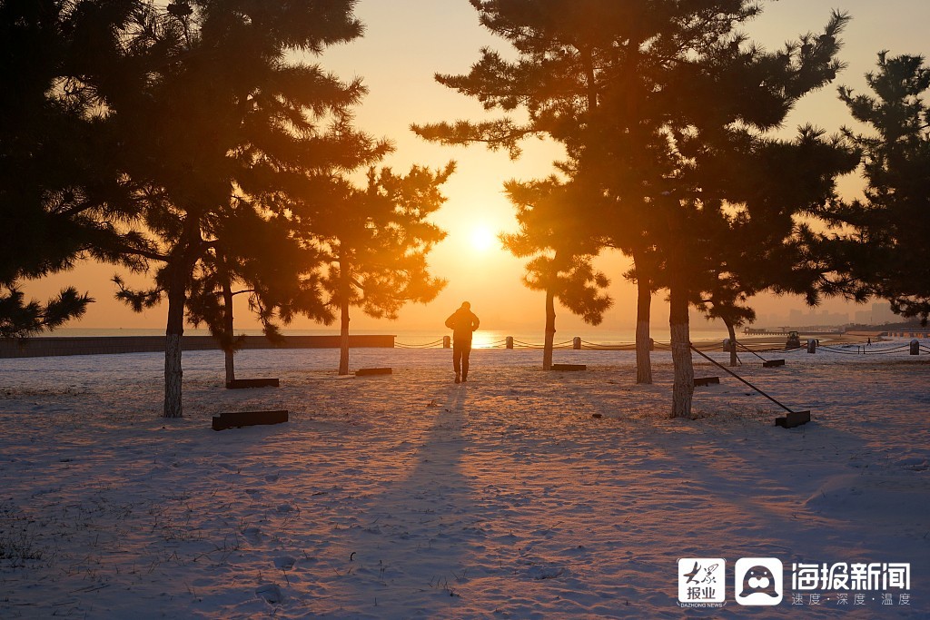 山东烟台：冬日海滨风情