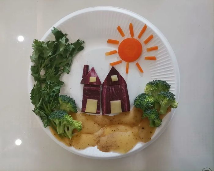 这所学校把蔬菜、水果、粮食搬上画展 美术竟然可以这样“画”