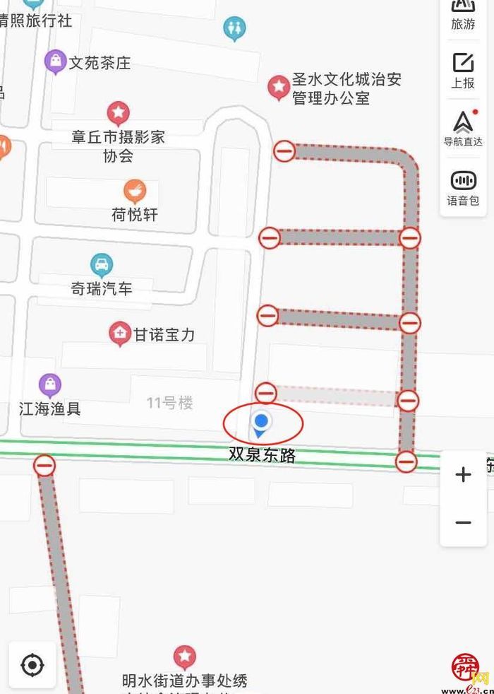 【啄木鸟行动】章丘区双泉东路附近渣土和建筑垃圾裸露