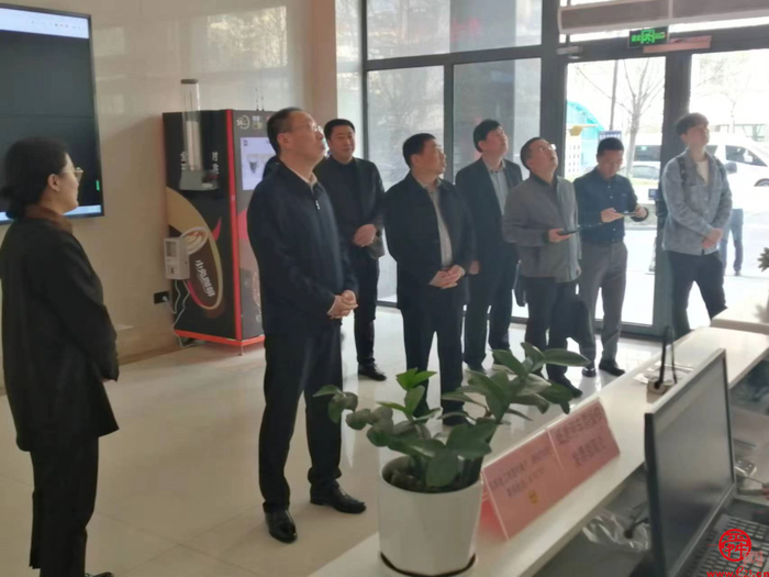 陕西省商务厅领导来济南国贸电商产业园调研跨境电商工作