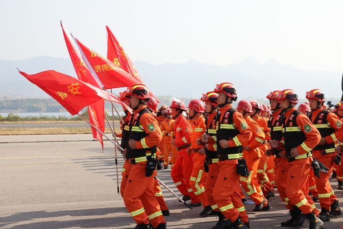 山东省2023年森林火灾综合应急演练在济南举行