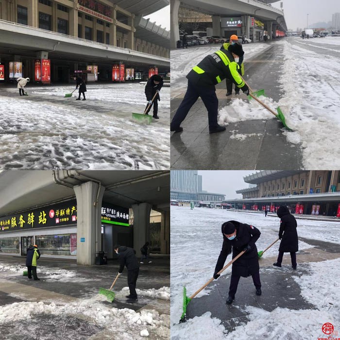 冲锋在前 闻雪而动 槐荫区各级党组织全力应对强降雪天气