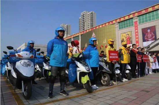 山东各地启动“119”消防安全宣传月活动