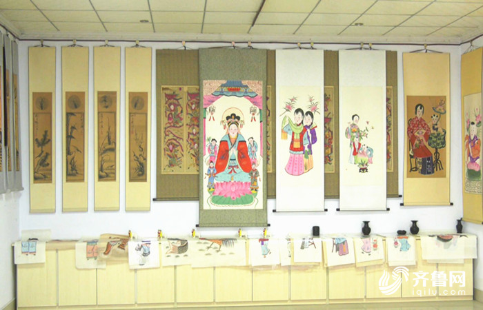 年画、泥塑、剪纸争闹春 潍坊高密民间艺人忙
