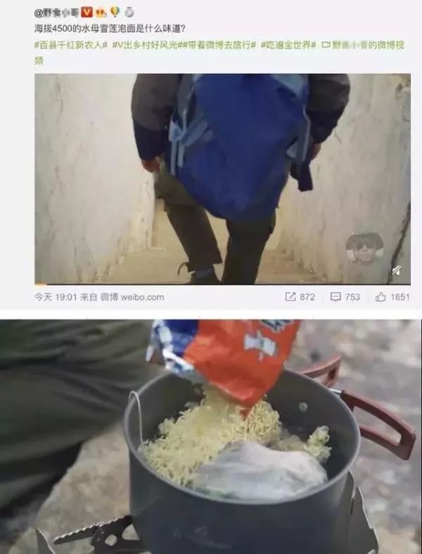 【提醒】网红摘濒危植物煮泡面后，道歉了