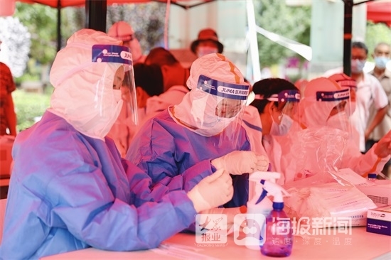 这就是山东丨烟台市莱山区：核酸检测点24小时待命 市民积极参与