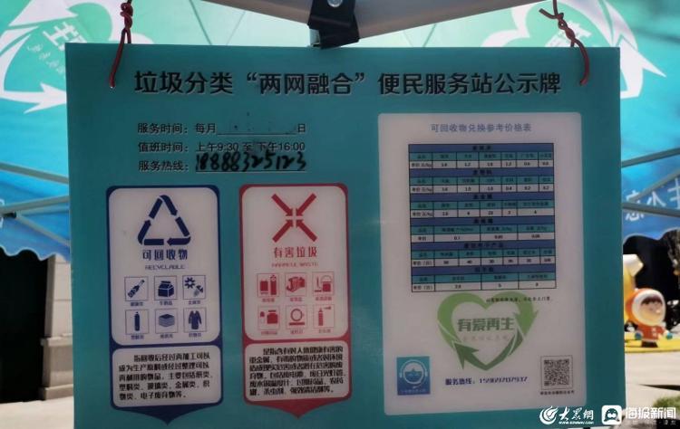 济南垃圾分类新模式：70余处“蓝帐篷”，5个月收了2500余吨可回收物
