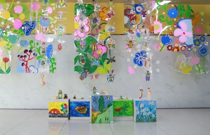 开展啦！快来历城区智轩学校看画展