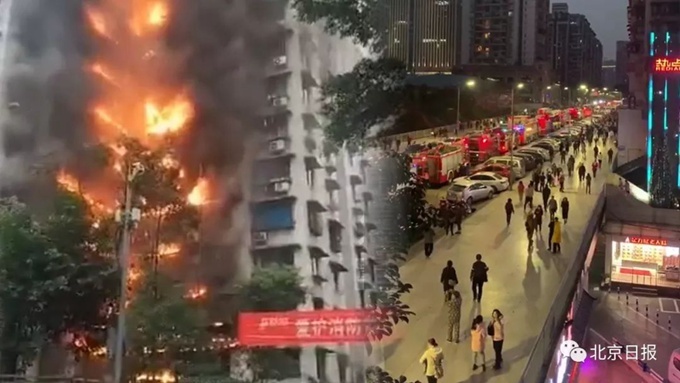 重庆高层居民楼火灾无伤亡 火灾具体原因正在进一步调查中