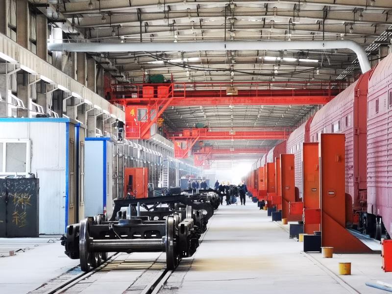 无缝衔接！中国铁路货车用“换轮”方式直接出境运输