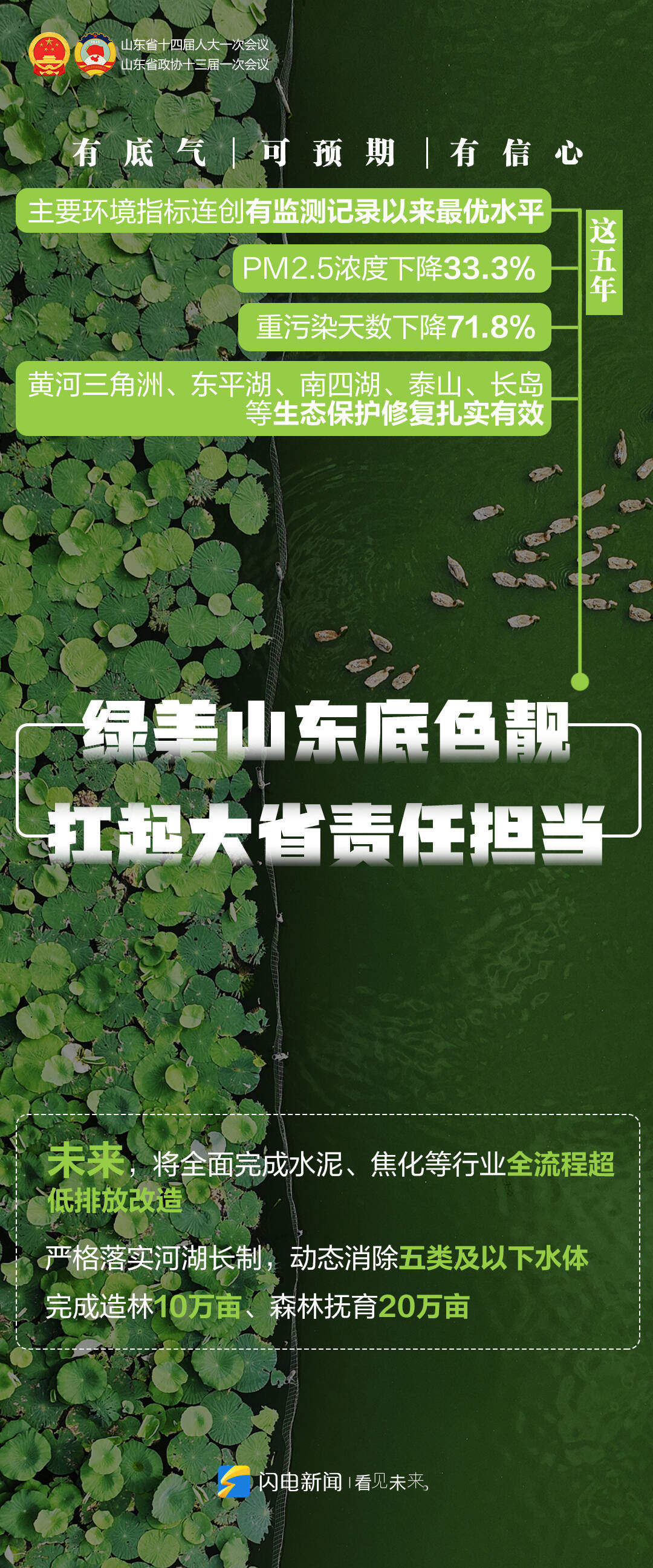 闪电海报丨高质量发展成势见效！山东铆足干劲再出发