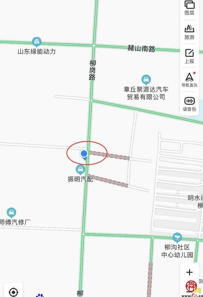 【啄木鸟在行动】章丘区振明汽配附近建筑垃圾未完全覆盖